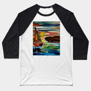 Out sailing by the shore Baseball T-Shirt